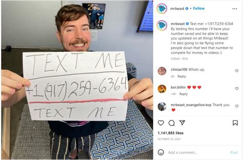 what is mrbeast phone number